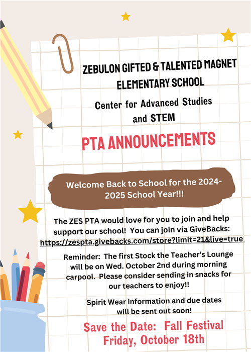 PTA Flyer